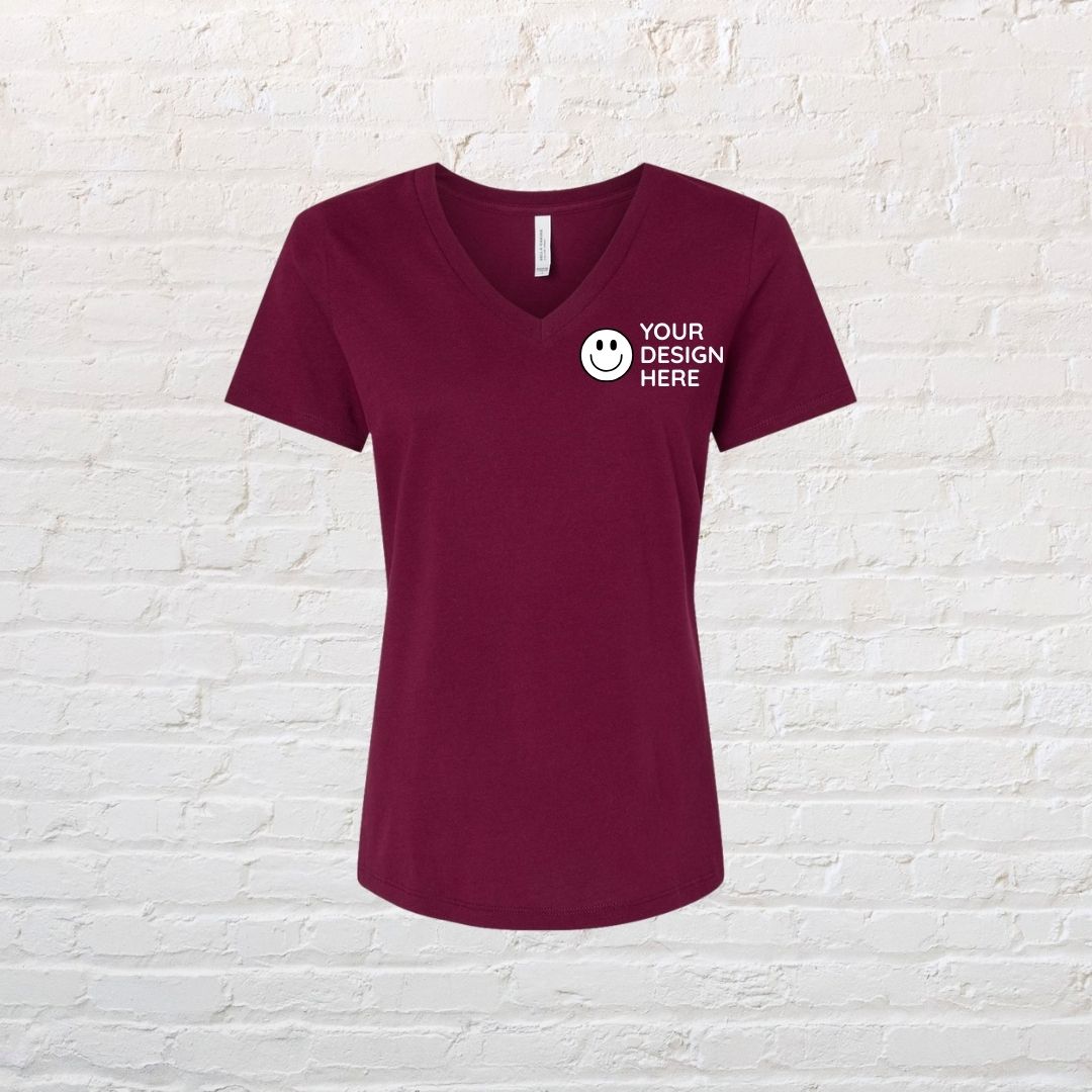 Bella Canva Relaxed V Neck Women