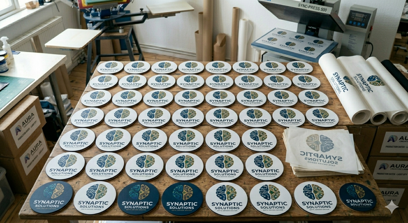 Custom branded coasters