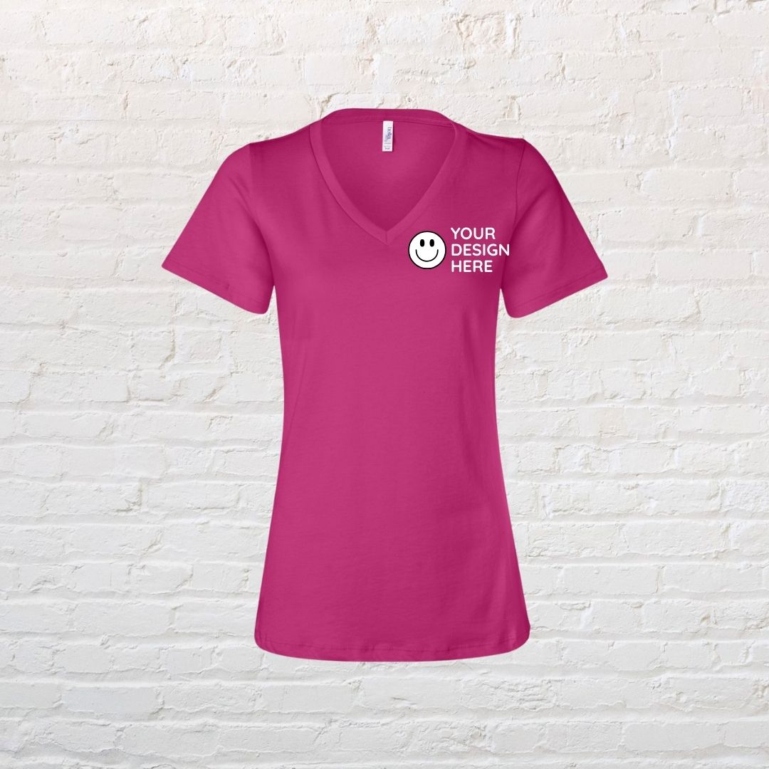 Bella Canva Relaxed V Neck Women