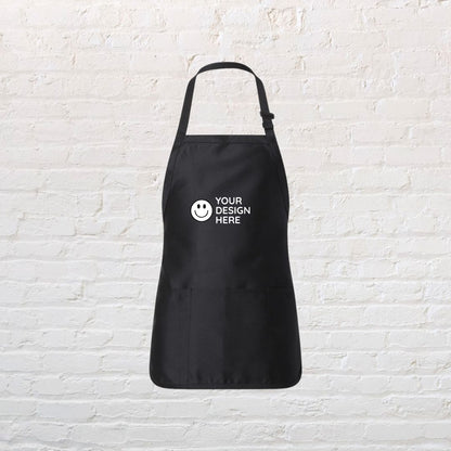 Full Lenght Apron With Pouch Pocket